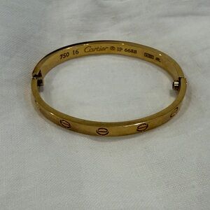 Cartier (Inspired) Yellow Gold Love Bracelet